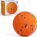 Interactive Dog Toys Dog Ball, Durable E-TPU Material,3 Play Modes with Colorful Lights, Automatic Moving, Bouncing and Rotating for Medium and Large Dogs Indoor & Outdoor (Orange)