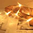 Fiber Optic Flower String Light  Decor Flower Lights Indoor for Bedroom/Wedding Gift/Garden Romantic Decor-Warm Light