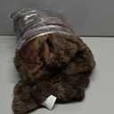 L'AGRATY Faux Rabbit Fur Blanket: 50" x 60" Luxury Soft Fluffy Thick Fur Throw Blanket for Couch Bed Sofa - Cozy Plush Bubble Blankets for Winter: Warm Flannel Fleece Decorative Blanket (Cocoa Brown)