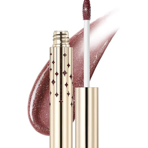 FOCALLURE High Shine Glitter Lip Gloss,Hydrates and Soothes Lips for a Gorgeous,Delivers a Non-sticky Glossy finish,Long-lasting Shine & Fuller-looking Lip Makeup,