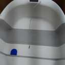 Collapsible Baby Bathtub - Large Baby Bath Tub with Thermometer & Cushion | Travel Portable Newborn Infant Bathtub | Foldable Toddler Bathtub for Baby 0 to 36 Months (Grey)