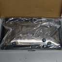 Alpmosn License Plate Covers & Frames Combo, License Plate Cover with Screw Washers and Cap, Car Exterior Accessories Grey (2-Pack)