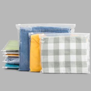 Clear Swimsuit Bags, Plastic Bags for Clothes, Bikini, Swimwear, Bathing Suit Storage, T Shirt Packaging, 12x8 inch, Pack of 50, 3 Mil with Vent Holes