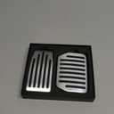 TPARTS Aluminum Self-Flip Lock Performance Pedal Sets Accelerator Brake Pedals Cover for Tesla Model 3 & Model Y Non-Slip Protector Accessories Foot Pedal Pad Replacement