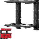 Upgraded Carbon Steel Packout Shelves, 48-22-8480 Compatible with Mil. Waukee Packout Shelf Wall Mount, 80 lbs Load Capacity, Extended 23-inch E-Track, 2-Shelf