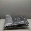 FRESHIE Reusable Grocery Bag On Wheels, Shopping Trolley, Rolling Tote, Zipper Closure, Lightweight, Carries Up to 66 lb, Folds Flat, Unbreakable Handles (Large, Black)