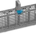 UPGRADED W11158804 Dishwasher Silverware Basket Compatible with Whirlpool Dishwasher Silverware Basket Parts 8562061 W10350340 W10629540 Dishwasher Utensil Basket WDT750SAHZ0 WDT970SAHZ0 WDTA50SAHZ0