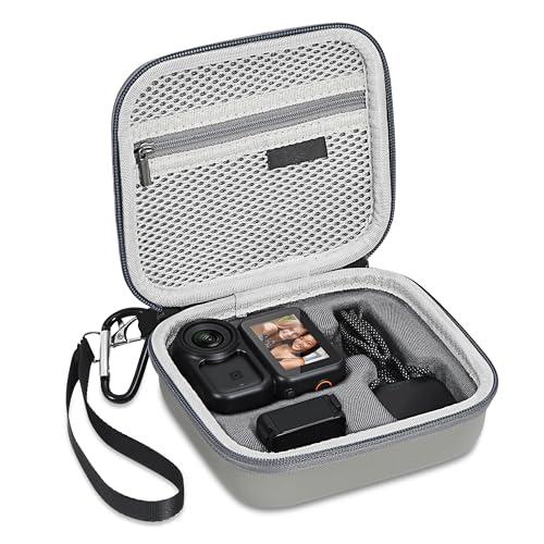 STARTRC PHOTO Osmo Nano Case, Protective Carrying Case for DJI Osmo Nano Accessories, Portable PU Leather Storage Bag for Travel Outdoor Vlogging