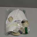 Dino Mask Dinosaur Moving Jaw Masks Animal Head Mask Halloween Costume Party Cosplay Gifts For Girls & Boys (White)