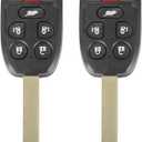 X AUTOHAUX 2pcs 313.8Mhz N5F-A04TAA Replacement Smart Proximity Keyless Entry Remote Key Fob for Honda Odyssey EXL 2011 2012 2013 N5FA04TAA N5F-AO4TAA