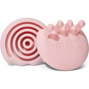 YOTTOY Foot Arch Trainer for Flat Feet, Plantar Fasciitis Relief &Arch Support Strengthening, Portable Arch Metatarsal Exercise Brace for Home and Gym (Pink)