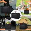 4-Pack Insulated Food Delivery Bags  2 XXXL & 2 XL Reusable Hot & Cold Thermal Bags with Removable Base Plates  Catering, Pizza Delivery, Grocery & Travel