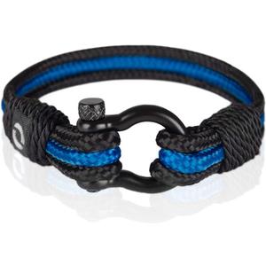 Law Enforcement Bracelet Thin Blue Line Bracelet Gift For Police Officer 6.5