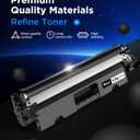 17A CF217A Toner Cartridge  High Yield Compatible with HP LaserJet Pro M102w, M102a, MFP M130a, M130nw, M130fn, M130fw, M102, M130 Series Printers  Replacement for CF217A Toner (2-Pack, Black)