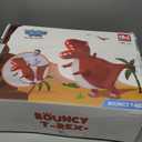 iPlay, iLearn Bouncy Pals Kids Dinosaur Hopper Ball, Inflatable Bouncing Animal Hopping Toys, Large Plush Ride on T-REX Bouncer, Outdoor Indoor Birthday Gift for 3 4 5 6 Year Old Boys Girls Toddlers