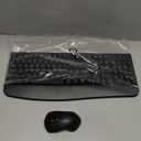 Wireless Keyboard and Mouse Combo, EDJO 2.4G Full-Sized Ergonomic Computer Keyboard with Wrist Rest and 3 Level DPI Adjustable Wireless Mouse for Windows, Mac OS Desktop/Laptop/PC