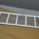 Steel Return Air Grill,Return Air Vent Cover (Duct Opening) Cold Air Return Vent Cover for Wall or Ceiling (30"W x 6"H Duct Opening)