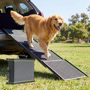 Veehoo Telescoping Large Dog Ramp for Car Truck SUV Pet Ramps 71" L & 20" W