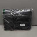 MOSISO Laptop Shoulder Bag 13.3 inch, 13-14 inch Computer Bag Compatible with MacBook Air/Pro 13 / Pro 14, HP Dell ASUS Lenovo with 2 Raised&1 Flapover&1 Horizontal Pocket&Handle&Belt, Black