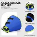 Dog Cone Collar, Adjustable Cone for Dogs to Stop Licking, Soft Dog Cone Alternative for Small Dogs, Pet Recovery Collar After Surgery with Quick Release Buckle, Blue S