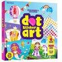 Dan&Darci Dot Stickers Art for Kids - Sticker Books for Toddlers 2-4 Years - Arts and Crafts for Kid Ages 2-4 3-5 4-6 - 4 Year Old Girl Birthday Gifts - Toddler Craft Travel Activities Gift for Girls