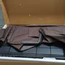 DONORO Dog Crates for Small Medium Size Dogs Indoor Double Door Dog Kennels & Houses for Puppy and Cats, Collapsible Metal Contour Dog Cages (Brown, 30.0" L x 19.0" W x 21.0" H)