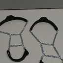 Yaktrax Quick Chains Traction Cleats - 360-Degree Grip on Snow, Ice, & Multi-Terrain Surfaces - Abrasion & Rust Resistant - Unisex (Large)