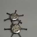 2Pcs Steel Wire Grass Trimmer Head, 2025 New String Trimmer Replacement Head, Universal Brush Cutter Steel Head for Lawn Mower Edging, 6 Inch Steel Wire Weed Brush Cutter Trimmer Head (6 Blades)