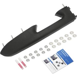 22818465 Front Left Driver Side Armrest Repair Kit Compatible with Chevy Silverado/GMC Sierra 1500 2500HD 3500HD 2010-2014 Replace# 20874800 20920830 20924566 23402964 (Black)