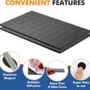 2 x Aertiavty Magnetic Squares with Adhesive Backing, 360 Pcs 0.8" Fridge Magnets, Magnetic Strips with Adhesive Backing, 80 Mil Magnet Sheets for Whiteboard, Refrigerator, Crafts, Easy Peel and Stick
