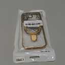 SMARTFOX Case for iPhone 17 Pro 6.3", Compatible with MagSafe, Luxury Plating Shockproof Clear Phone Cover with Invisible Stand, Full Camera Lens & Screen Protector for Women Girls, Titanium Gold