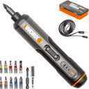 Worx WX240L 4V 3-Speed Cordless Screwdriver (Black/Orange)