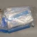 Vacuum Storage Bags with Hand Pump, Plastic Packaging Bags, 80% Space Saver Vacuum Seal Bags for Clothing, Travel Lugggage, Blankets, Comforters, 10 Small