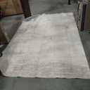 Rug in Taupe, Short Pile Rug for Living Room, Bedroom, Children's Room, Dining Room or Hallway 4x9 floor rug