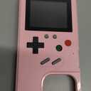 LucBuy Game Console Case Compatible for iPhone 11, Retro Protective Cover Self-Powered Case with 36 Small Games, Full Color Display, Shockproof Video Game Bumper ONLY for 11 - Pink