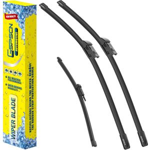 GSPSCN 3 Wipers Replacement for Land Rover Discovery 2024 2023 2022 2021 2020 2019 2018 2017 Original Equipment Windshield Wiper Blades 24"+20"+12" (set of 3)