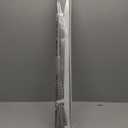 UNISHADES no Drill Cordless Roman Shades for Windows, 32" W 64" H - 100% Blackout - Linen - Mist White