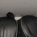 Motorcycle Tail/Seat Bag - Dual Use Waterproof Helmet Bag with Extra Cargo Net