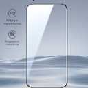 ESR 3 Pack for iPhone 15 Pro Screen Protector, Military Grade Shatterproof, 9H Hardness, Full Coverage Tempered Glass with UltraFit Tray