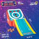 Flybar FunPark Giant Inflatable SkeeBall Game 11 Ft. Long Arcade Toy with 4 Balls and Electric Air Pump for Backyard, Indoor or Outdoor Family Play; Active Game for Kids & Adults, Ages 6+