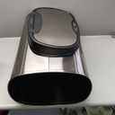 NINESTARS Stainless Steel DZT-50-25 Motion Sensor Trash Can, Large, 50liters, Silver