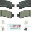 BOSCH BC974 QuietCast Premium Ceramic Disc Brake Pad Set- Compatible with Select Cadillac Escalade; Chevrolet Avalanche, Express 2500/3500, Suburban, Tahoe; GMC Savana 2500/3500, Yukon, Yukon XL; REAR