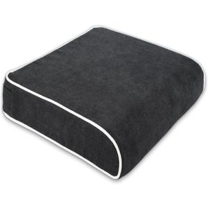 XL Office Chair Cushion, 4 Inch Thick High-Density Memory Foam Seat Cushion for Long Sitting, Tailbone Pressure Relief, Extra Large Support for Office Chair, Car Seat, Wheelchair, Non-Slip