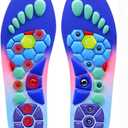 Acupressure Insoles for Men and Women - Helps Promote Blood Circulation and Relieve Fatigue Orthopedic Acupoint Massage Insoles with Magnetic (Pink, M(Men 7.5-9/Women 8.5-10))