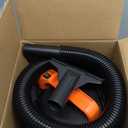 BLACK+DECKER Shop Vacuum Wet and Dry, Small Shop Vac with Accessories, 1 Gallon 1.5 Peak HP, Wall Mount Mini Vacuum for Garage, Home and Pet, 60CFM (BDXV18101P-1H)