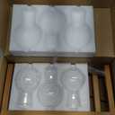 2pcs Stable Glass Hanging Vase Modern Vase for Flower Arrangement Plant Pot for Indoor Decor Hydroponic Flowerpot Home Decor