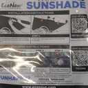 EcoNour Car Windshield Sun Shade | 2025 Upgraded Innovative No-Light-Pass Technology for Maximum Coverage | Foldable Sun Shade Keeps Your Vehicle Cool | Must-Have Car Accessories | Small (59" x 29")