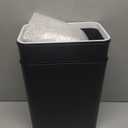 Yatmung 2 Pack - Skinny Trash Bin Sensor Motion 2.5 Gallon Touchless Bathroom Trash Can - Smart Trash Can with Lid - Electric, Narrow, Plastic, Auto Open - Small Slim Automatic Garbage Can (Black)