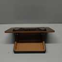 Book Stand with Storage, Book Holder for Reading Hands Free, Wooden Cookbook Stand for Kitchen Counter, Adjustable Reading Stand for Desk, Recipe Stand, Book Prop for Book Lovers