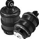 Rear Air Spring Bags Pair (Left & Right) for Mercedes Benz W211 S211 E-Class 2003-2009, 4MATIC E320 E500 E550 E63 AMG, Air Suspension Bellows Replacement, OE# 2113200925 2113200725 2113200825, 2-Pin